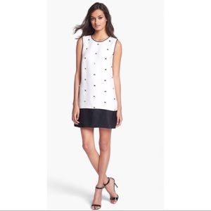 Size 6 Black and White Studded Kate Spade Dress